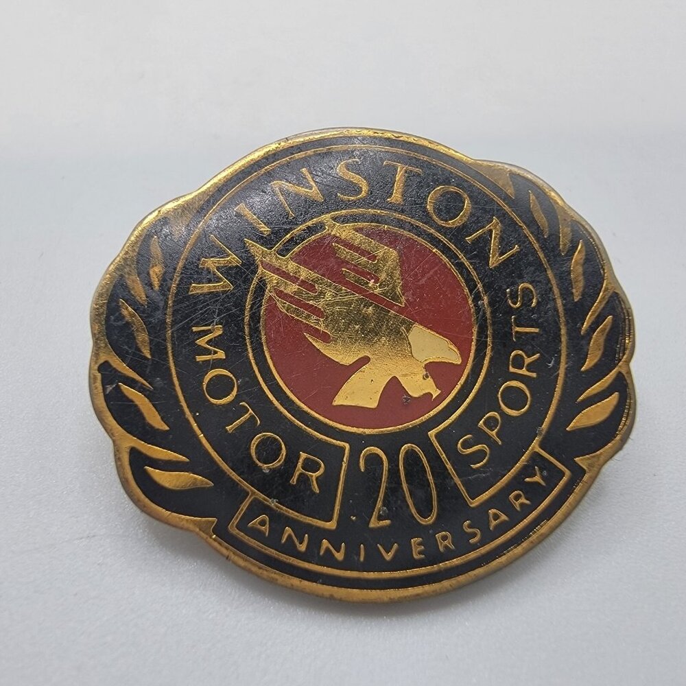 Winston Motor Sports 20th Anniversary Hat Lapel‎ NASCAR Pin